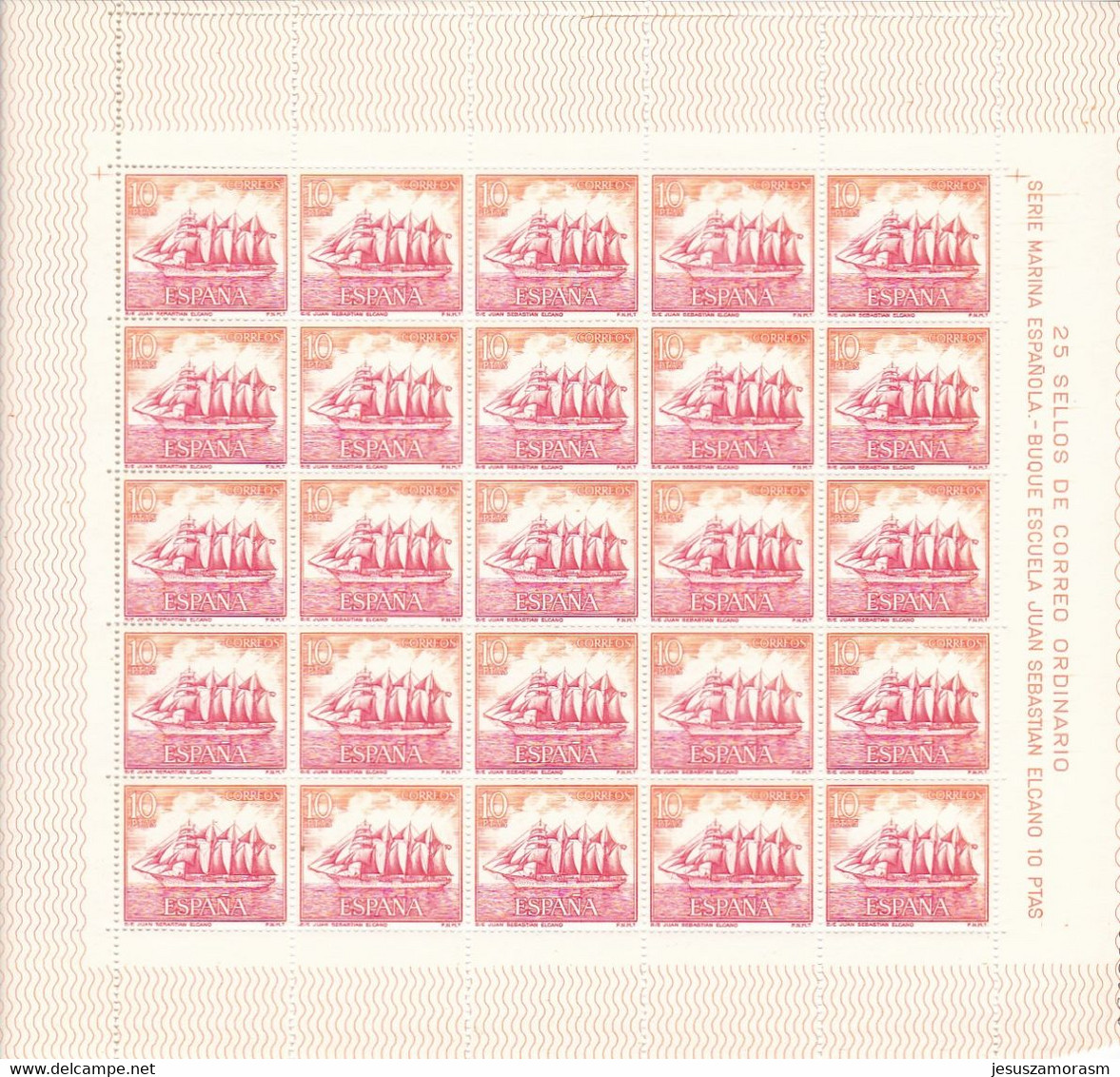 España nº 1599 al 1612 en pliegos de 25 series