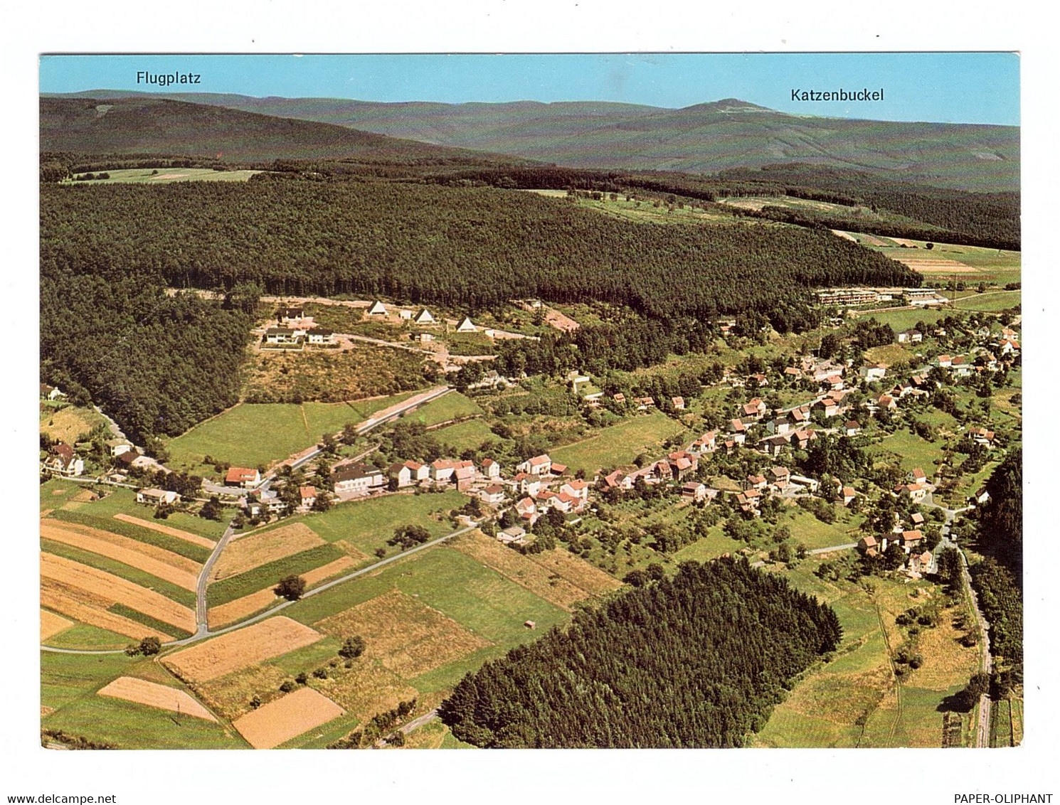 6124 BEERFELDEN - KORTELSHÜTTE, Luftaufnahme - Erbach