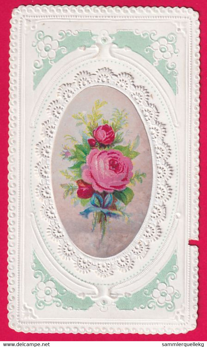 Prägekarte, Um Ca 1900, Ich Gratulire - Autres & Non Classés