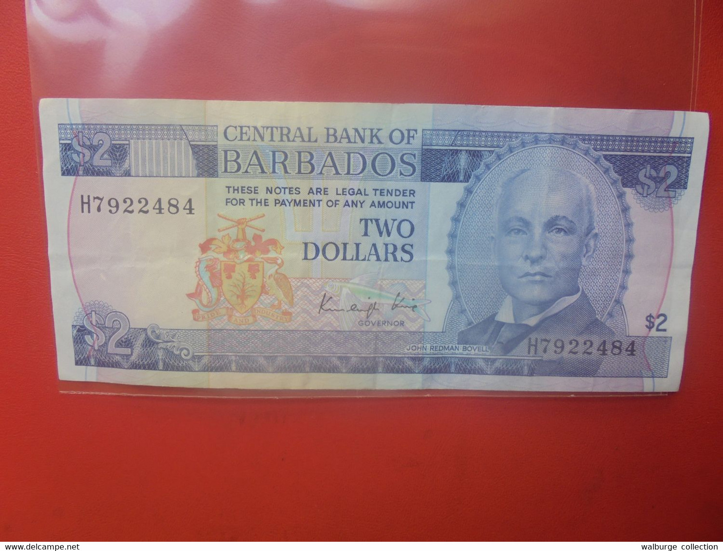 BARBADOS 2$ Circuler (B.24) - Barbados