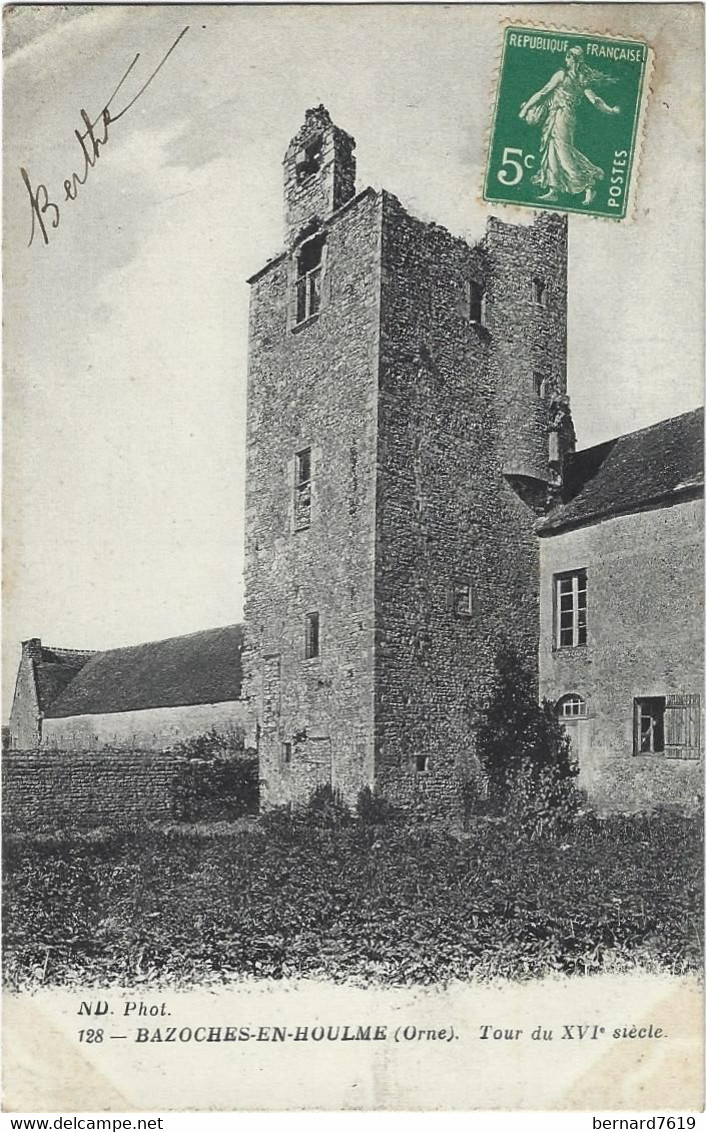 61  Bazoches  Sur Hoene  -  La Tour Du  XVI  E Siecle - Bazoches Sur Hoene