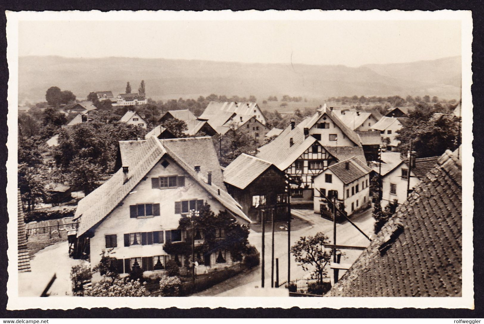 1934 Gelaufene AK Aus Uitikon Am Albis. Dorfansicht - Dorf