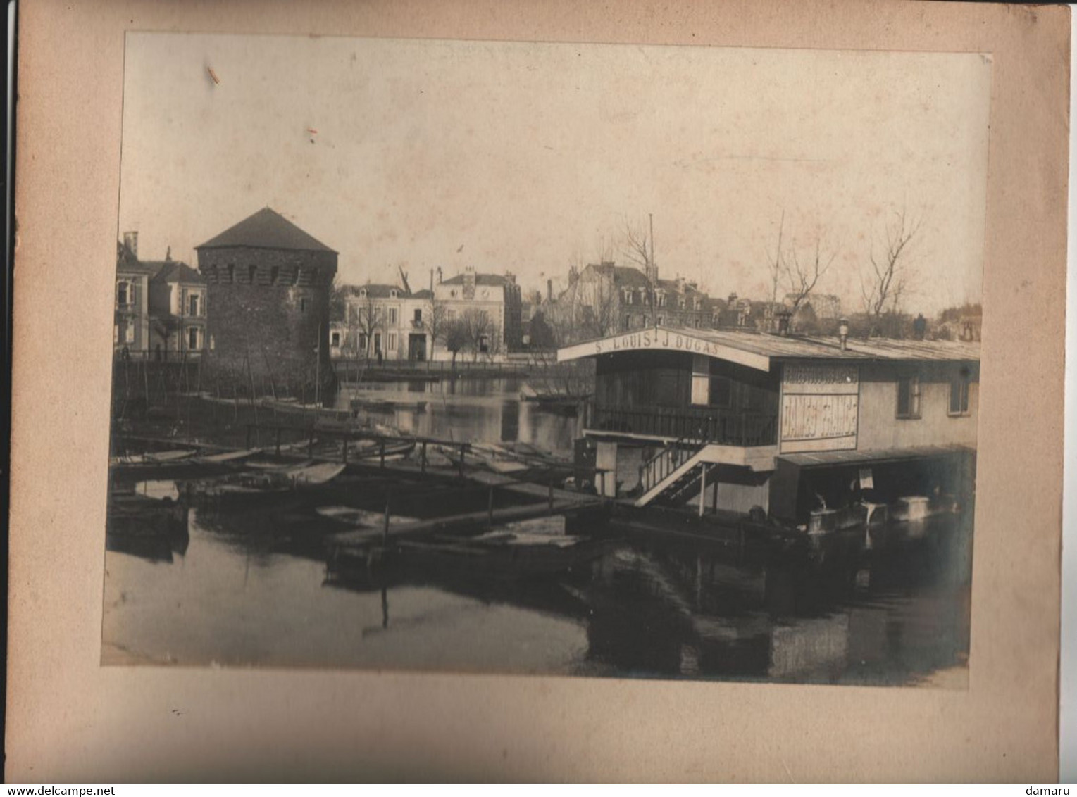 2 Grandes Photos Originales Angers Maine Et Loire 49 Inondations 1910 - Orte