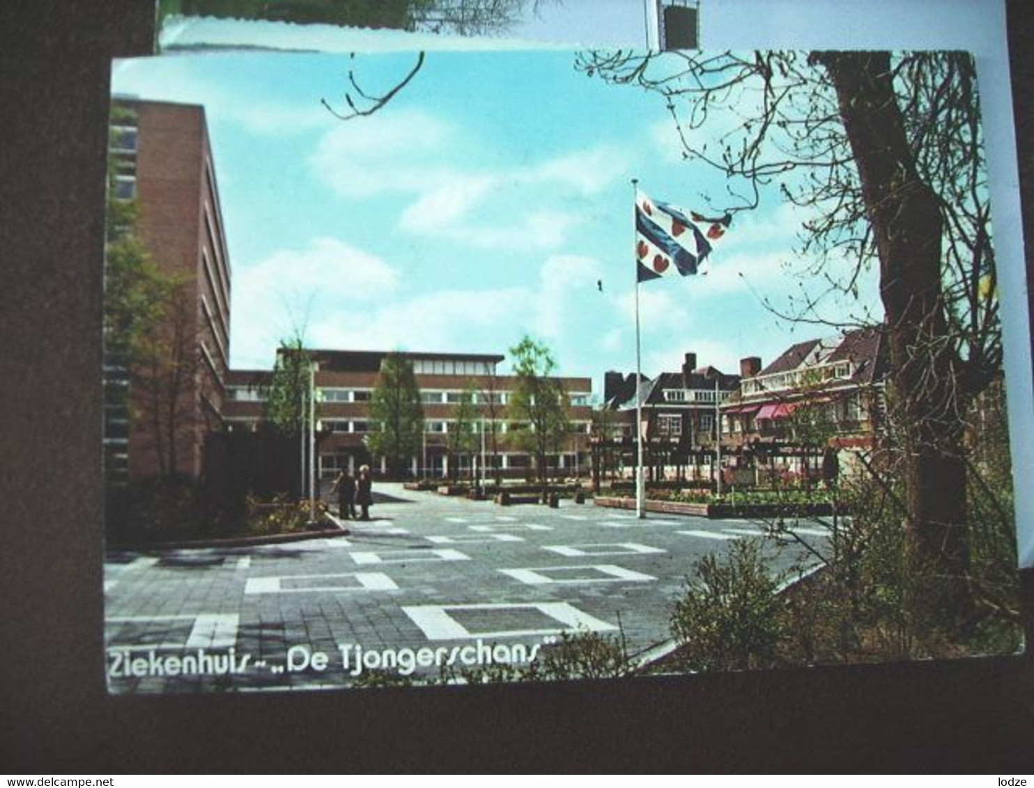 Nederland Holland Pays Bas Heerenveen Tsjongerschans Ziekenhuis Met Vlag - Heerenveen