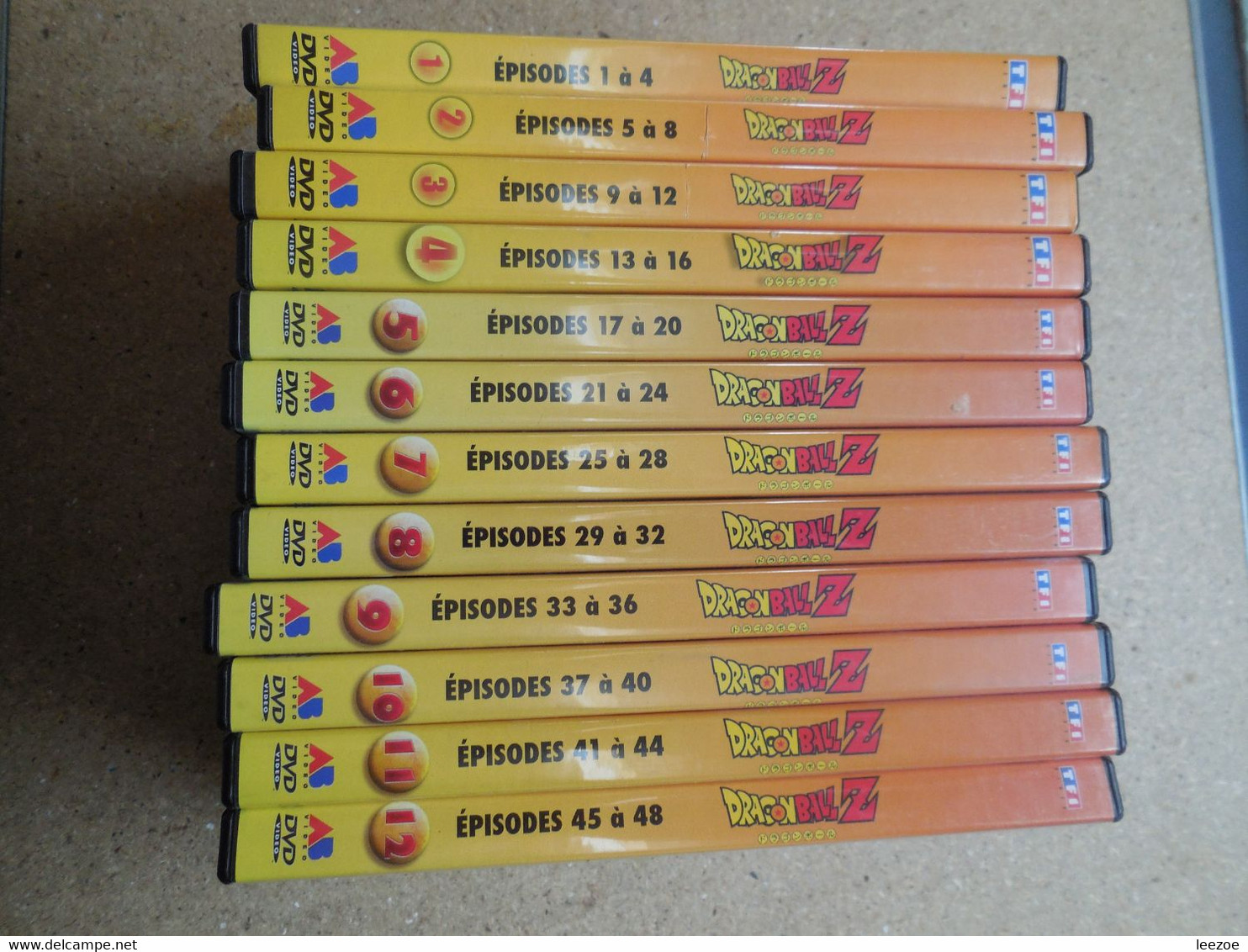 Lot Dvd DBZ, Dragonball Z, Les 1er épisodes Du N° 1 Au 48, Dvd Bon état Sans Griffes. - Cartoons