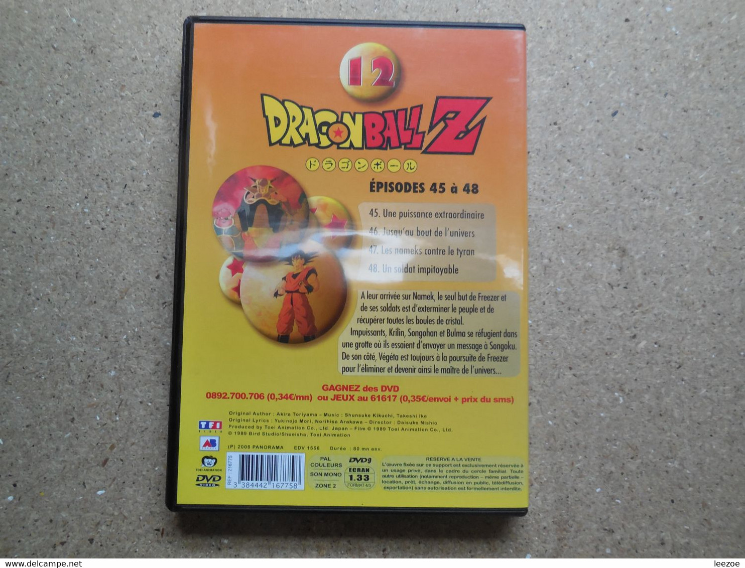 Lot Dvd DBZ, Dragonball Z, Les 1er épisodes Du N° 1 Au 48, Dvd Bon état Sans Griffes. - Dessin Animé