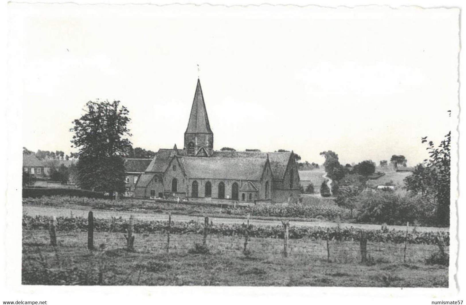 CPA NOKERE - Dorpskerk - Uitg.: Studio L. Nollet , Eeklo - Kruishoutem