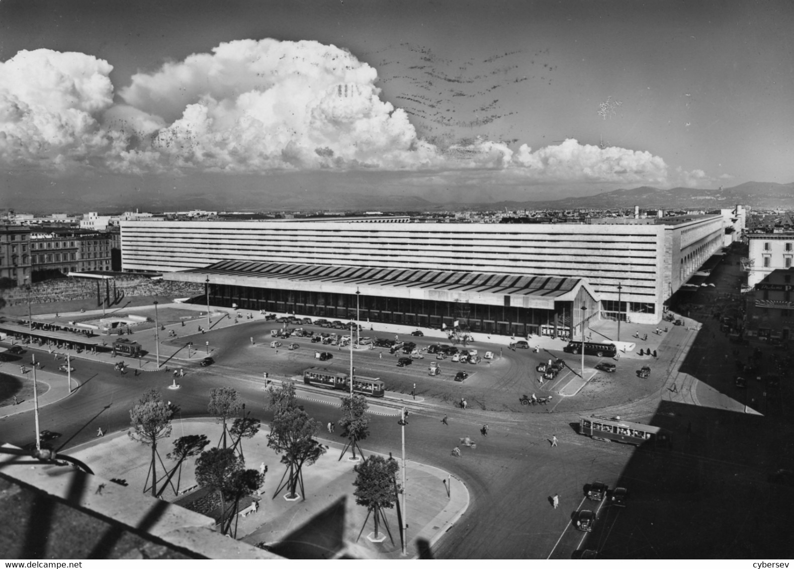 ROMA - Stazione Termini - Gare Terminus - CPM Grand Format - Transports