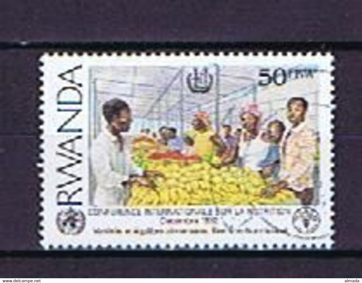 Ruanda, Rwanda 1992 Mi.-Nr. B1453 Used, Gestempelt - Usados
