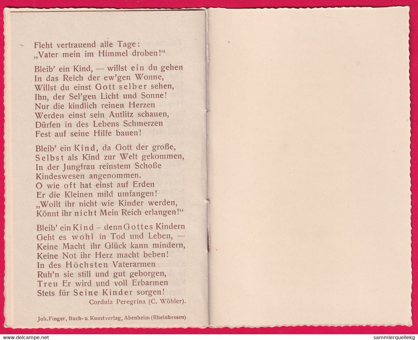 Prägekarte Aufklappbare um 1910, Ein Abschiedswort beim Austritt aus der Schule