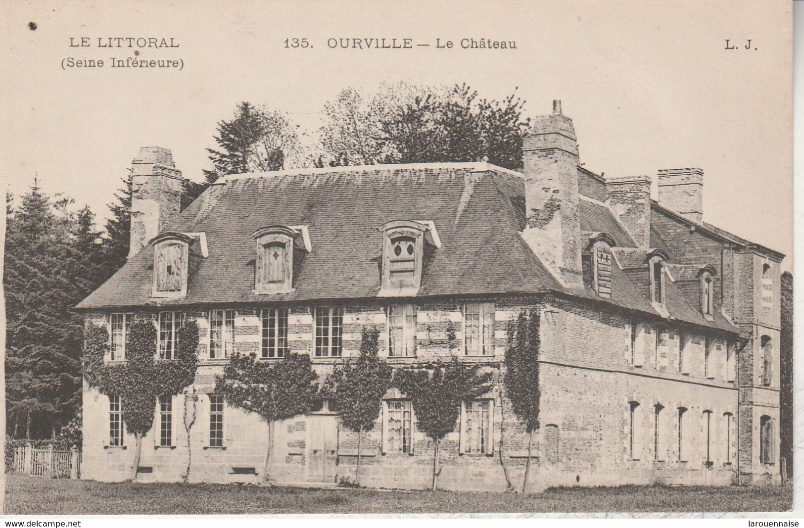 76 - OURVILLE - Le Château - Ourville En Caux