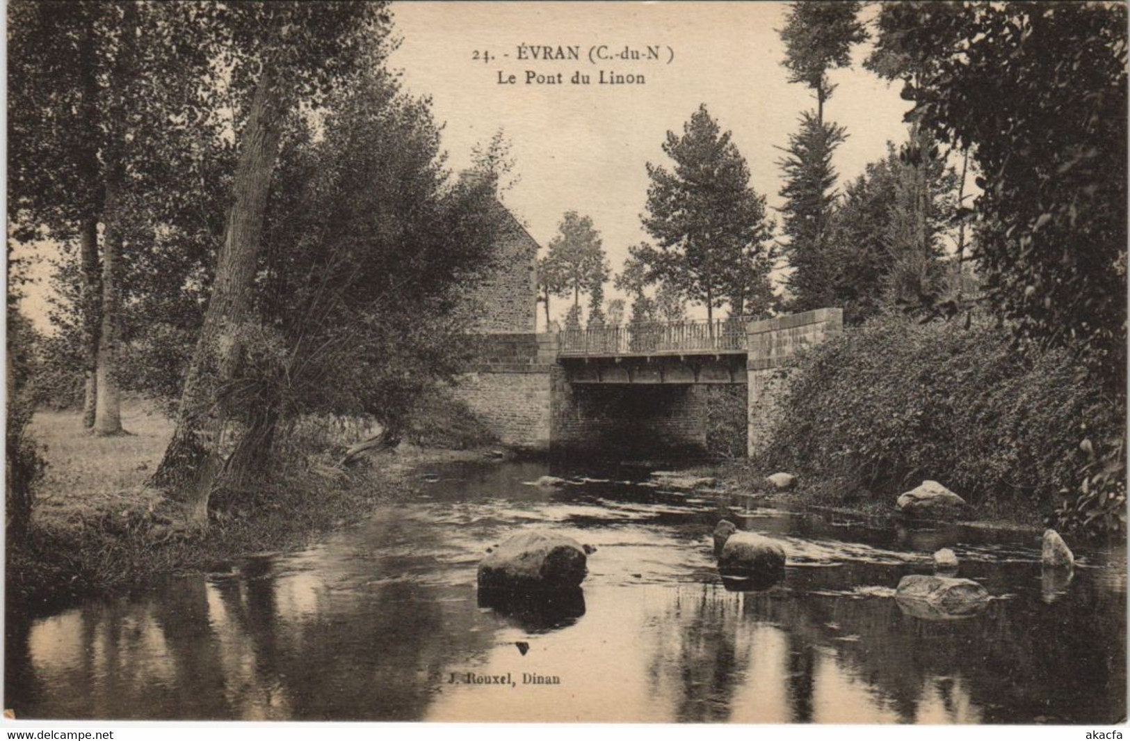 CPA EVRAN Le Pont Du Linon (1148096) - Evran
