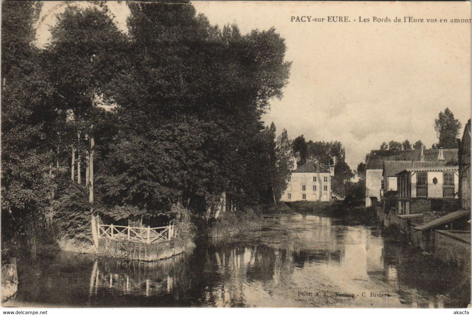 CPA PACY-sur-EURE Les Bords De L'Eure Vus En Amont (1149097) - Pacy-sur-Eure