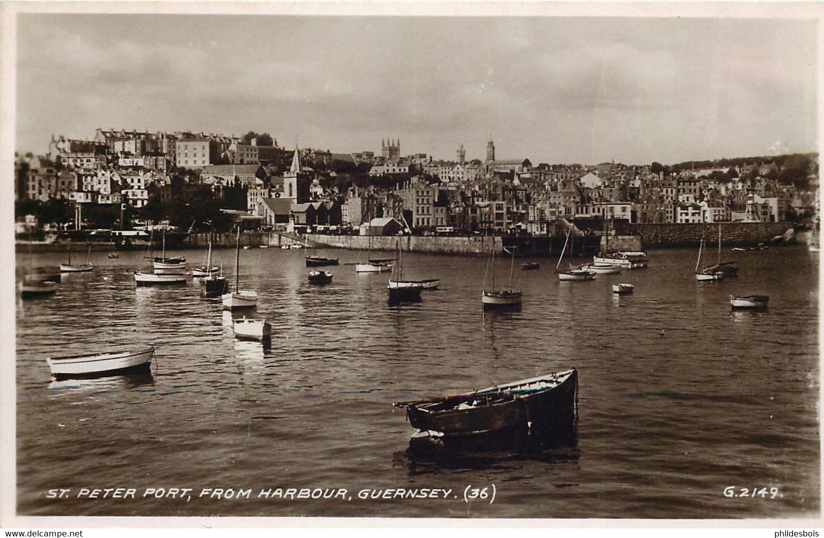 ROYAUME UNI GUERNSEY SAINT PETER Port From Harbour - Guernsey