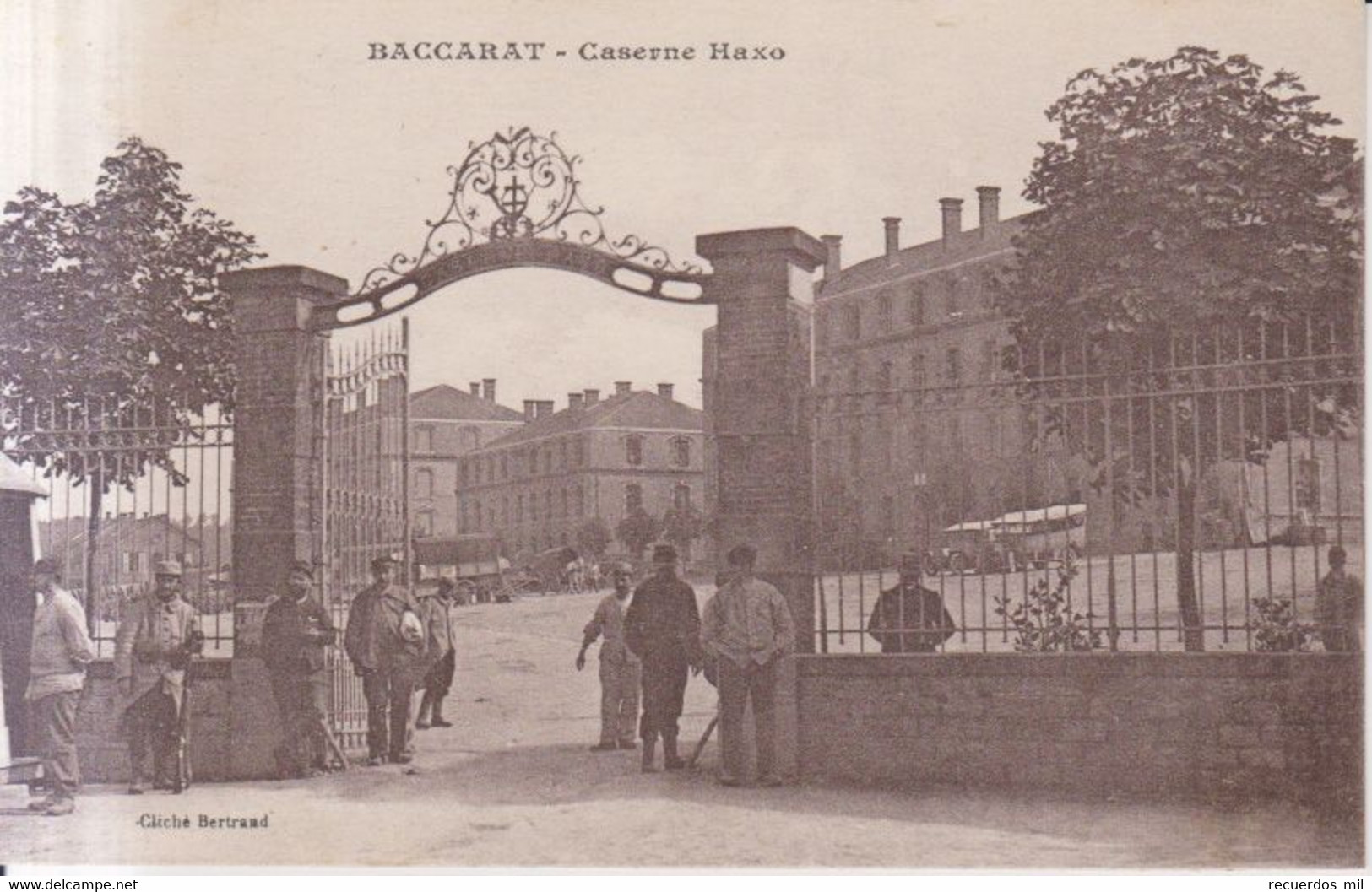 Baccarat Caserne Haxo Carte Postale Animee  1917 - Baccarat