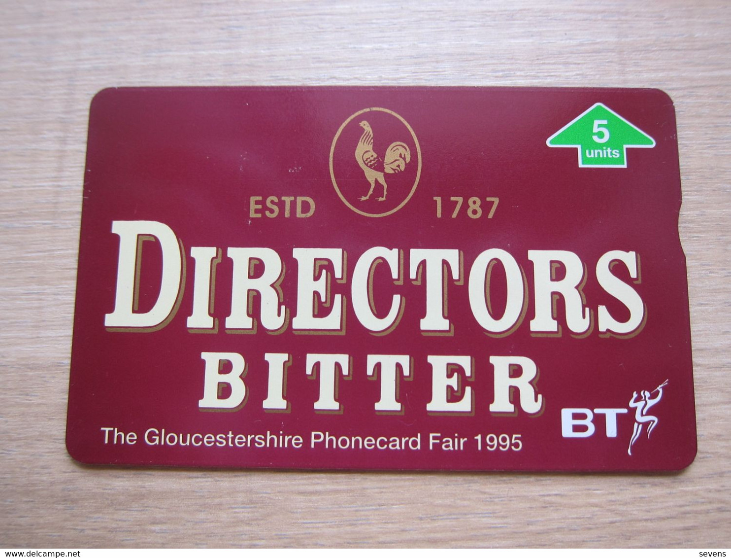 BTG543 The Gloucestershire Phonecard Fair 1995/directors Bitter, Mint - BT Emissions Générales