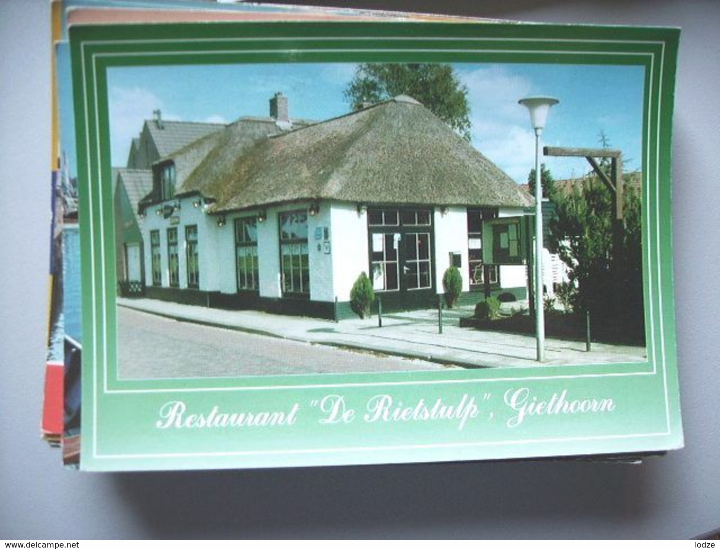 Nederland Holland Pays Bas Giethoorn Met Restaurant De Rietstulp - Giethoorn