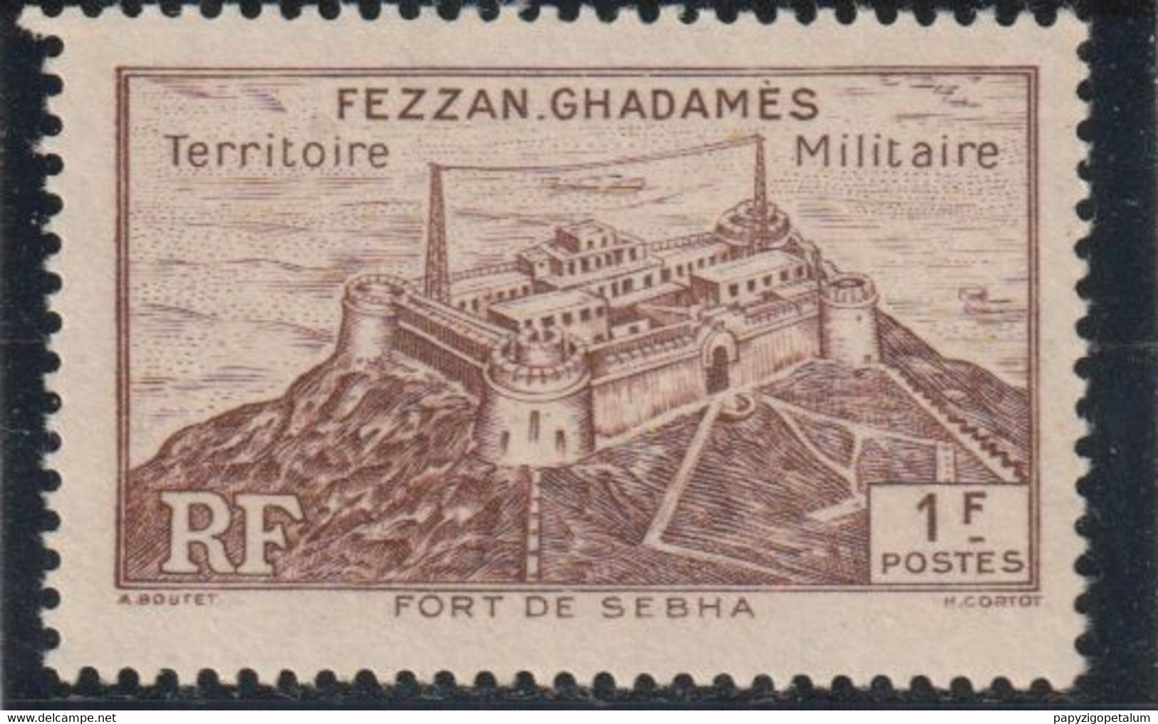 TIMBRE DU FEZZAN  Territoire Militaire  N° 30 ** - Unused Stamps