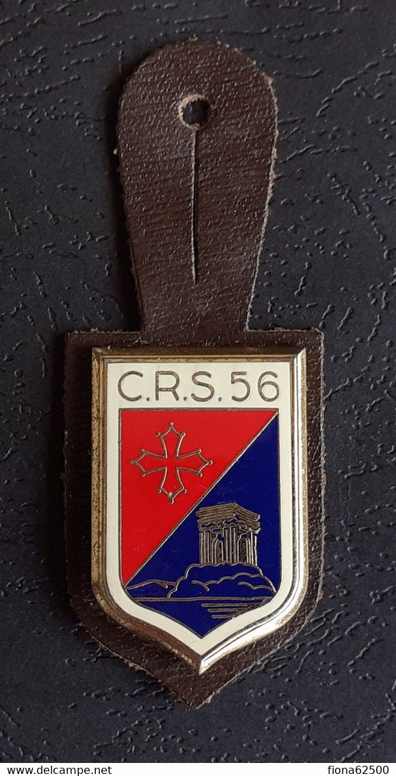 INSIGNE DE LA COMPAGNIE REPUBLICAINE DE SECURITE N° 56 . - Police & Gendarmerie