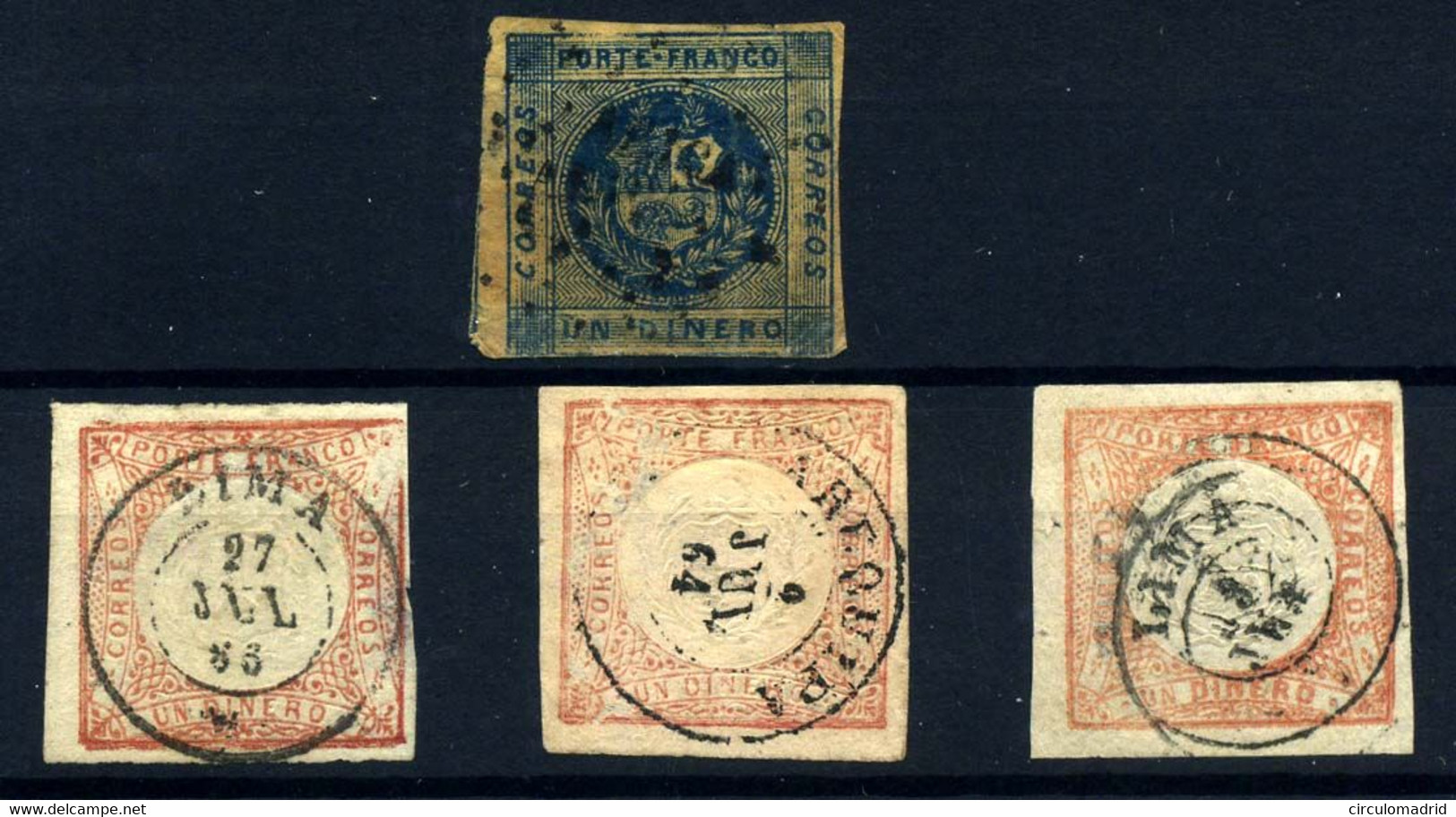 Perú Nº 6, 8.Año 1860/62 - Perù