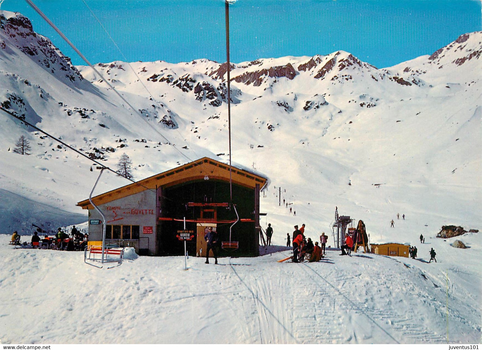 CPSM Télésiège Et Alpage De Bendollaz Sur Grimentz-Beau Timbre       L854 - Grimentz