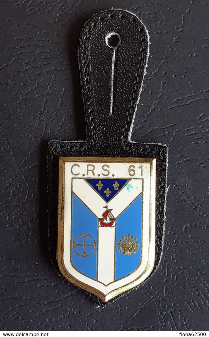 INSIGNE DE LA COMPAGNIE REPUBLICAINE DE SECURITE N° 61 . - Police & Gendarmerie