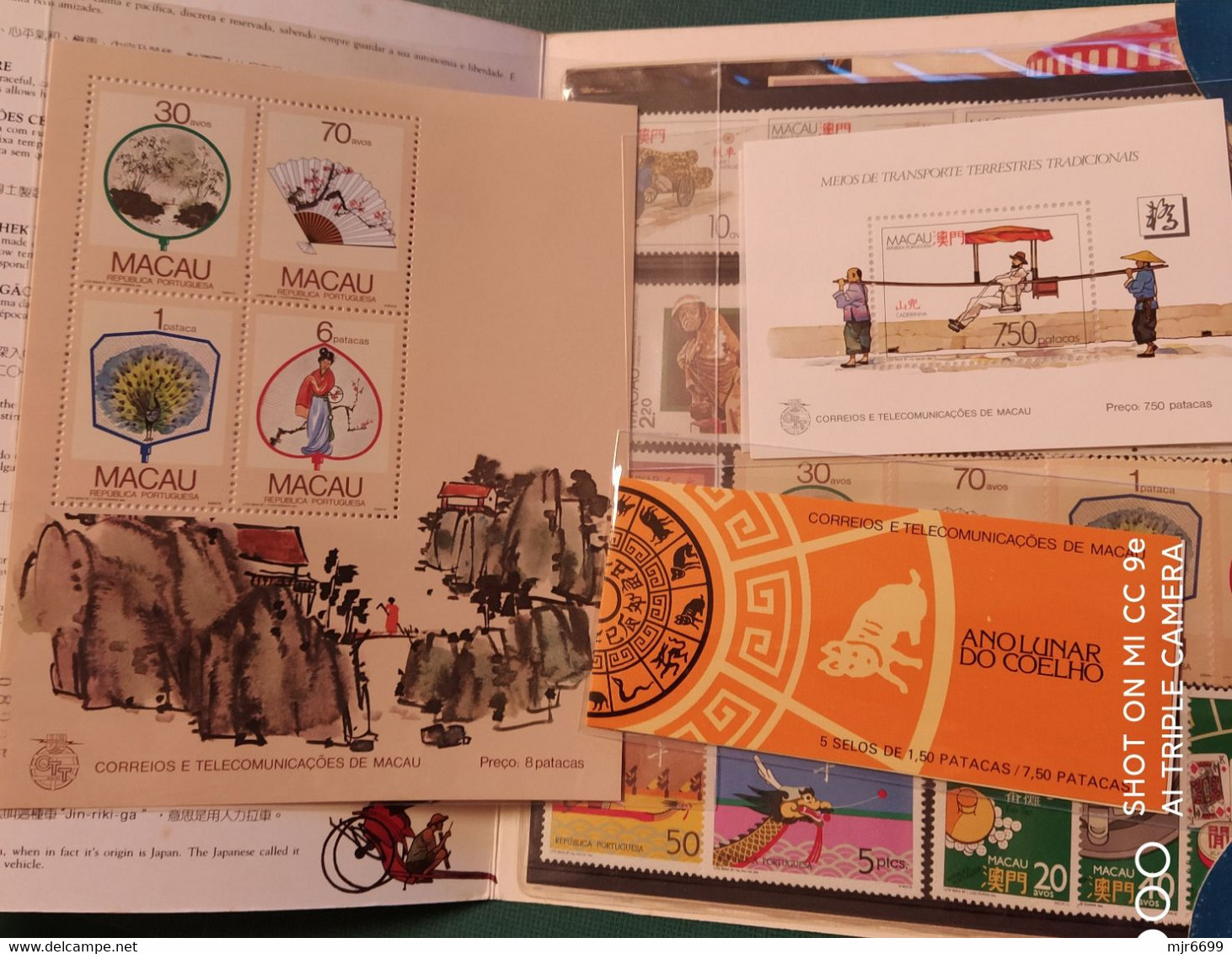 MACAU - 1987 YEAR BOOK WITH ALL STAMPS+FANS\S+RABBITBOOKLET, CAT$420 EUROS +++ - Années Complètes