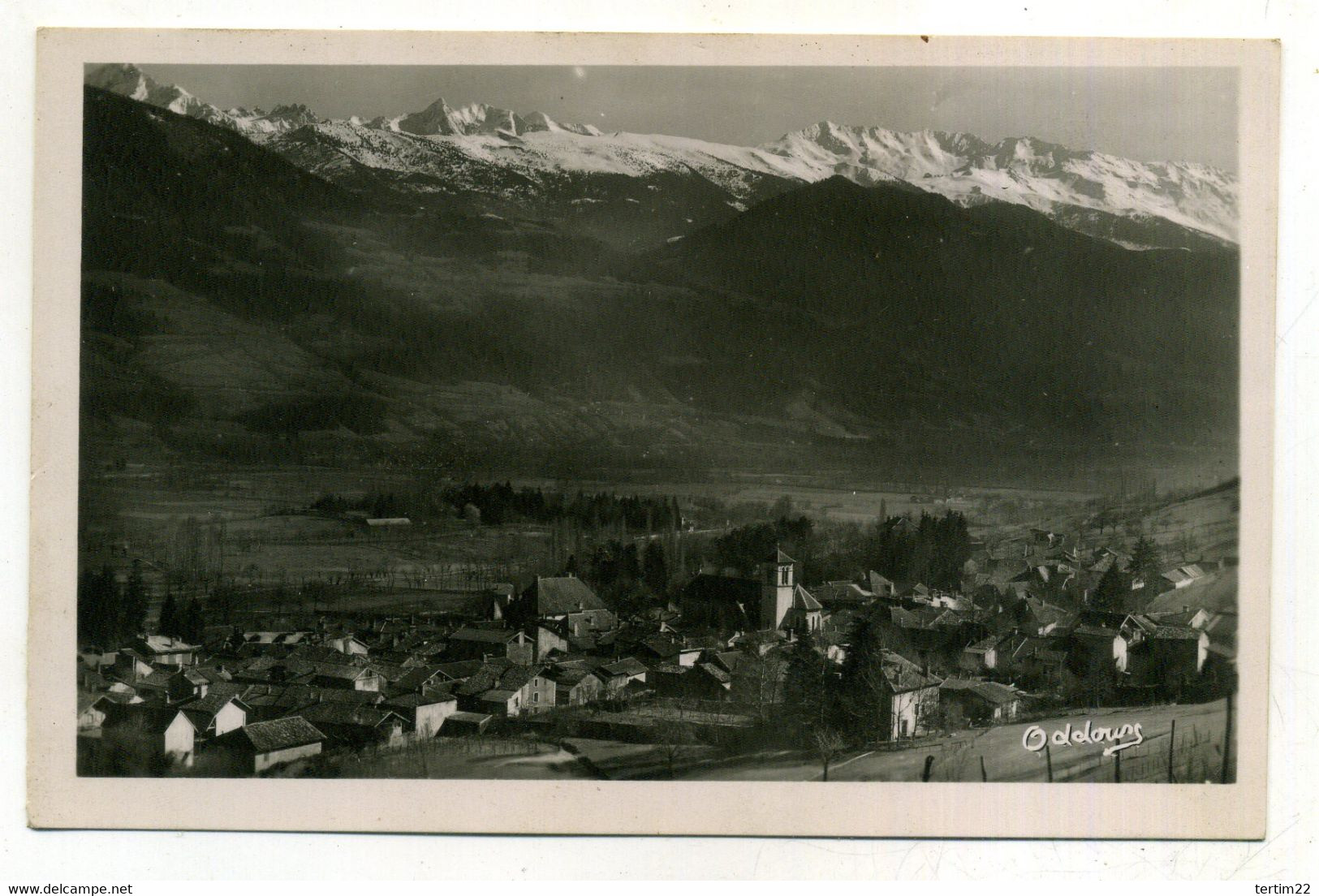 ( BARRAUX )( 38 ISERE ) VUE GENERALE ET BELLEDONNE - Barraux