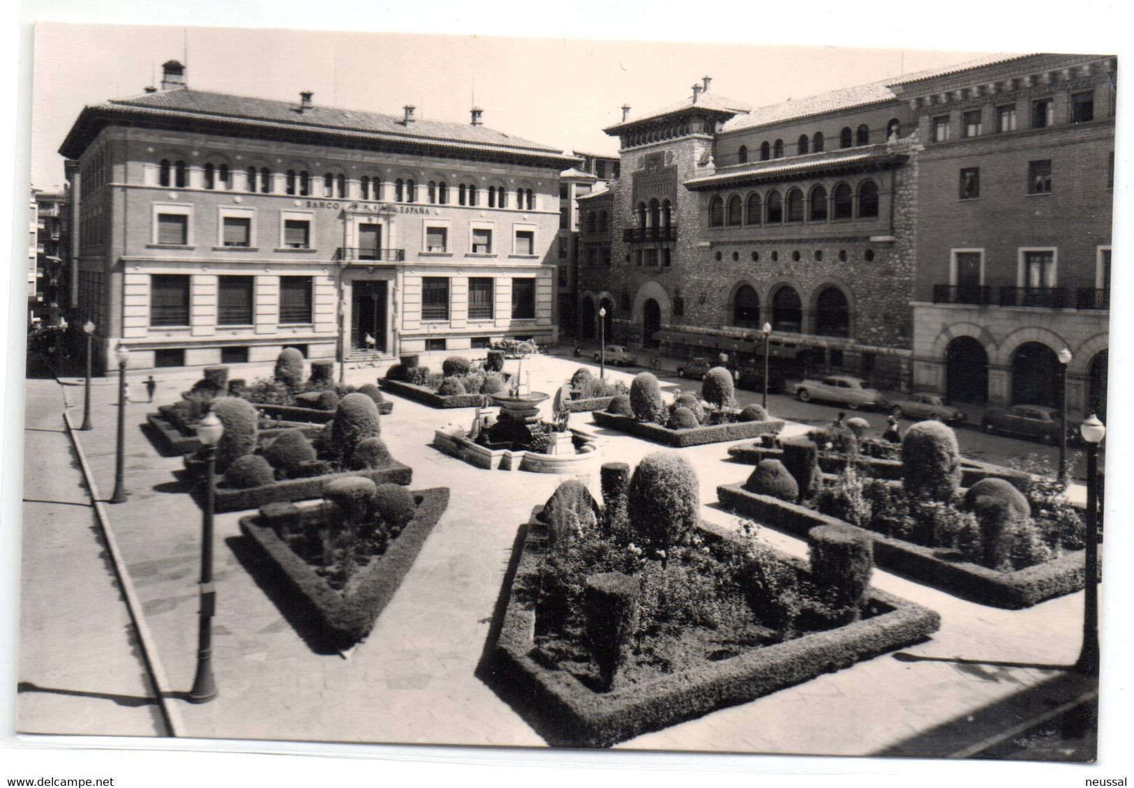 Tarjeta Postal  Teruel. Plaza Del General Varela. - Teruel