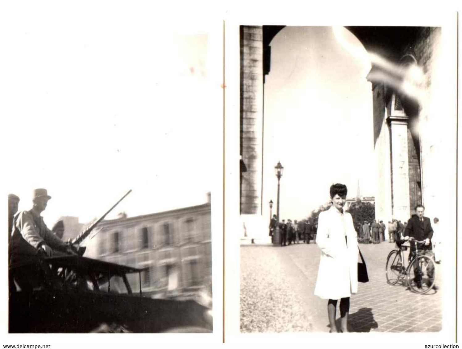 LIBERATION DE PARIS . PHOTOS D'AMATEUR - Guerra, Militares