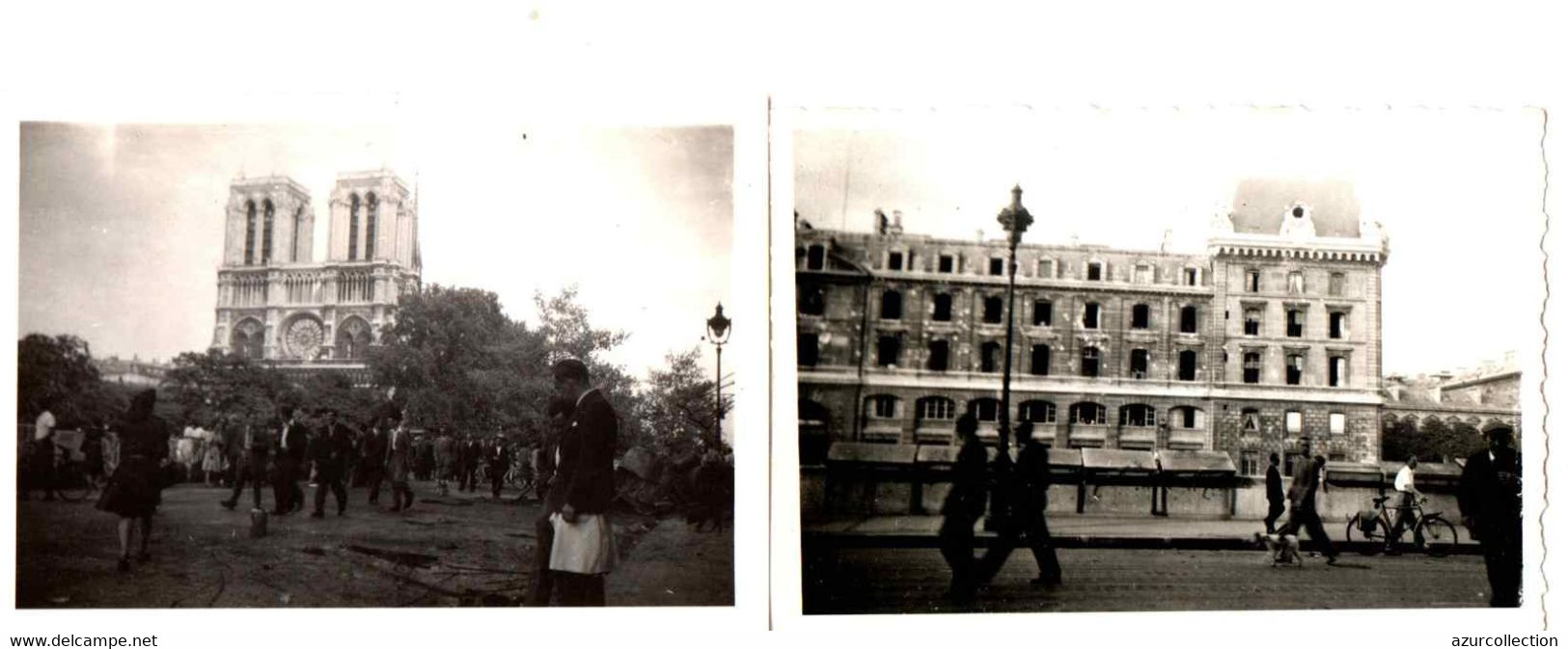 LIBERATION DE PARIS . PHOTOS D'AMATEUR - Guerra, Militares