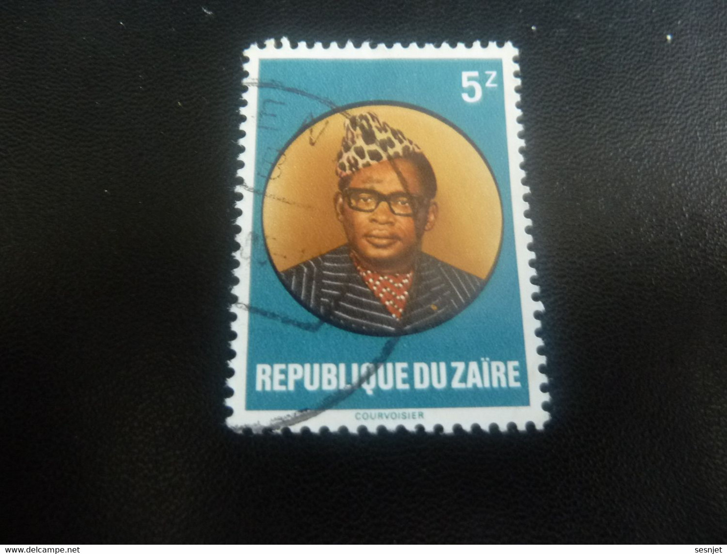 Zaire - Général Mobutu - Président - Val 5 Z - Multicolore - Oblitéré - Editions Courvoiser - - Used Stamps
