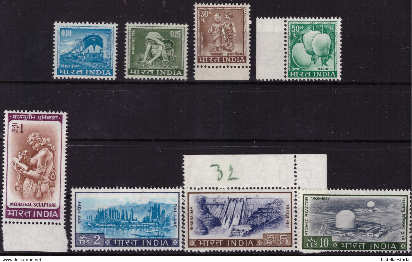 Inde 1965/1967 - MNH** - Motifs De Pays - Michel Nr. 392-395 397-400 (ind193) - Ongebruikt