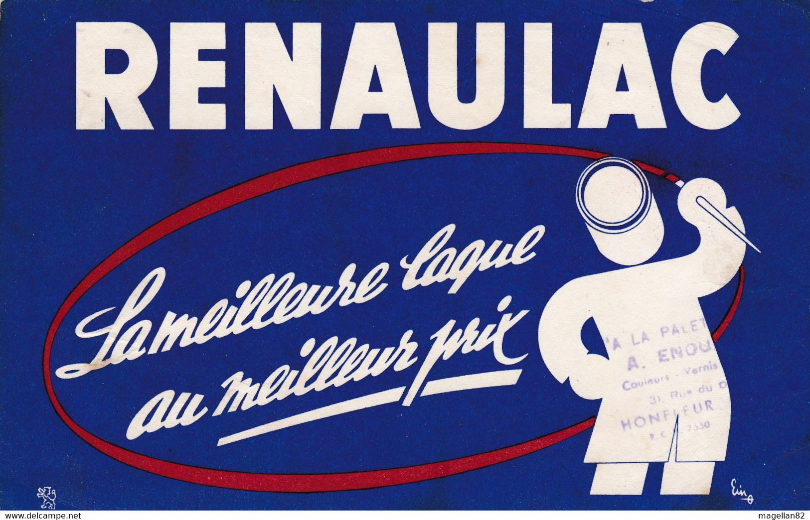 Lot De Deux BUVARDS. PUBLICITÉ. Peinture Renaulac. Sicatif-Émail - Peintures