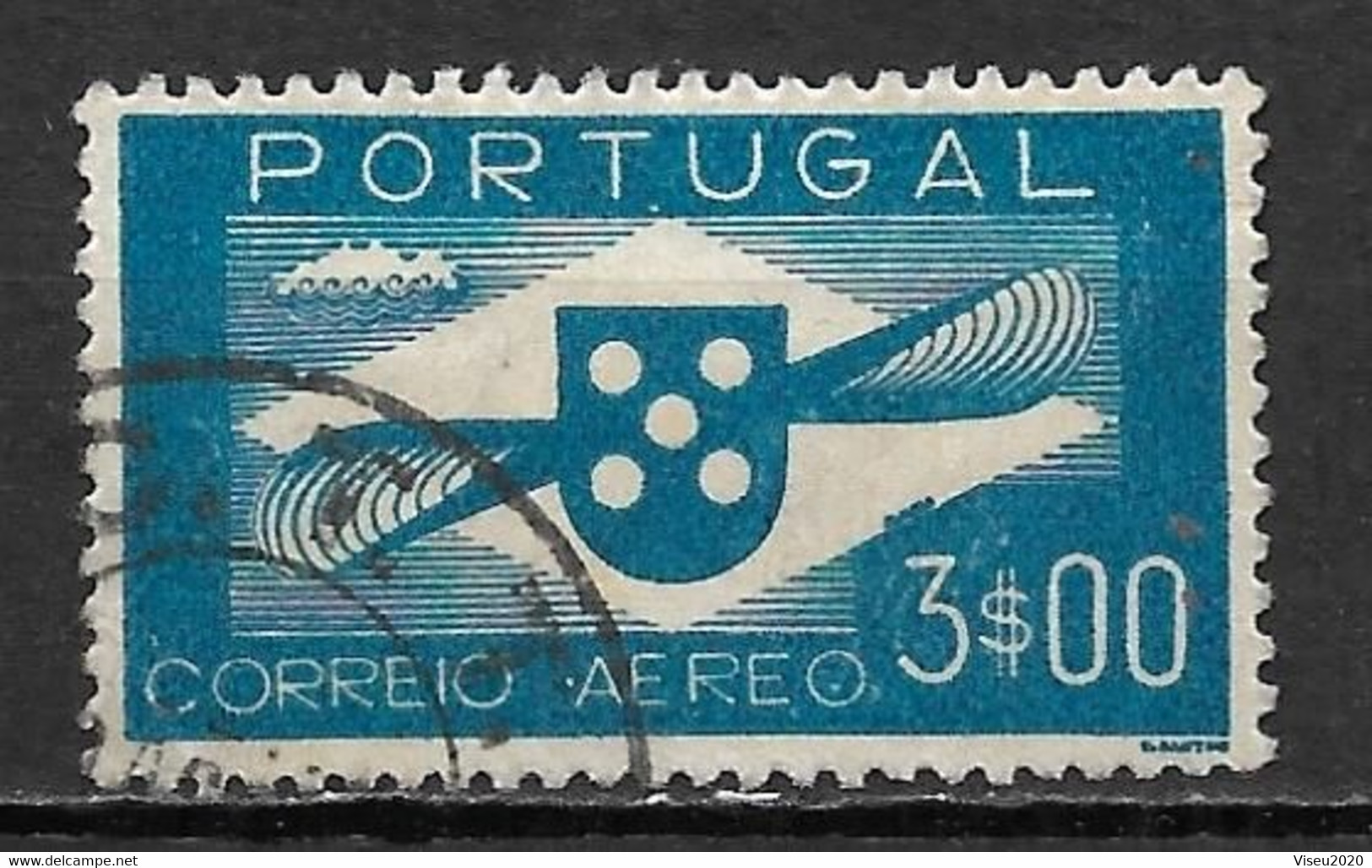 Portugal 1936 - Correio Aéreo - Hélice - Afinsa 04 - Oblitérés