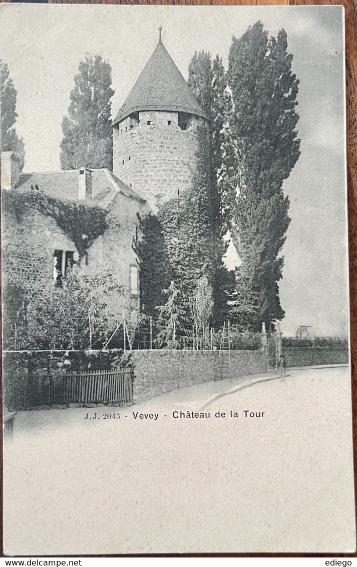 LA TOUR DE PEILZ - LE CHÂTEAU...  BELLE CARTE - La Tour-de-Peilz