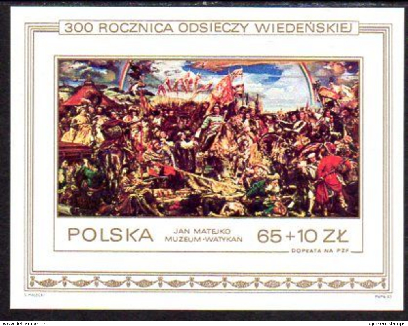 POLAND 1983 Tercentenary Of Relief Of Vienna  Block  MNH / **.  Michel Block 93 - Blokken & Velletjes