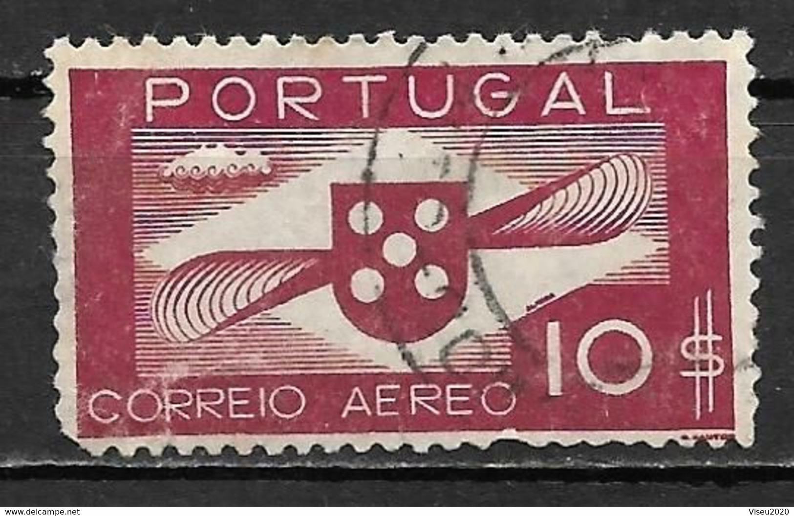 Portugal 1936 - Correio Aéreo - Hélice - Afinsa 07 - Oblitérés