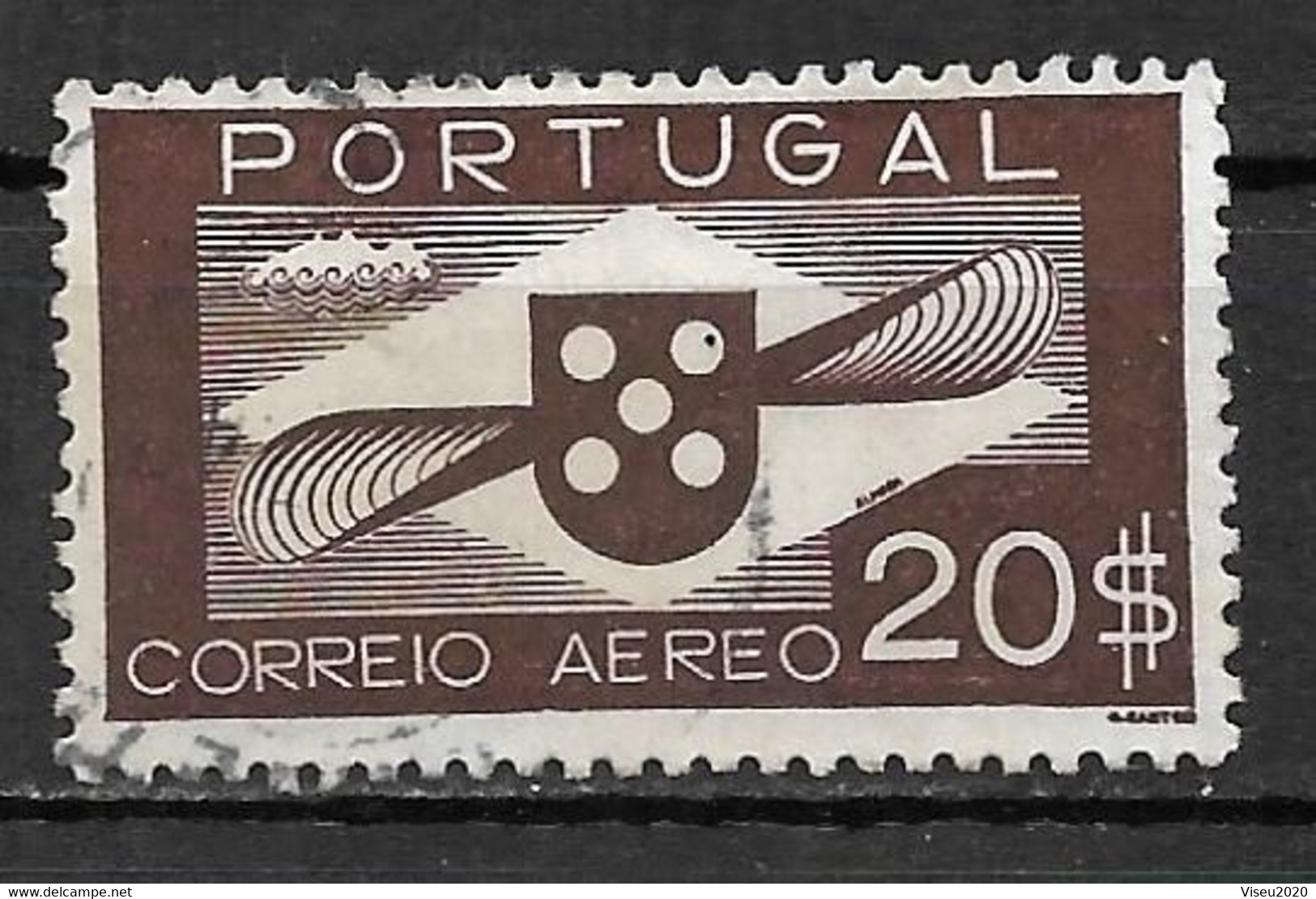 Portugal 1936 - Correio Aéreo - Hélice - Afinsa 09 - Usati