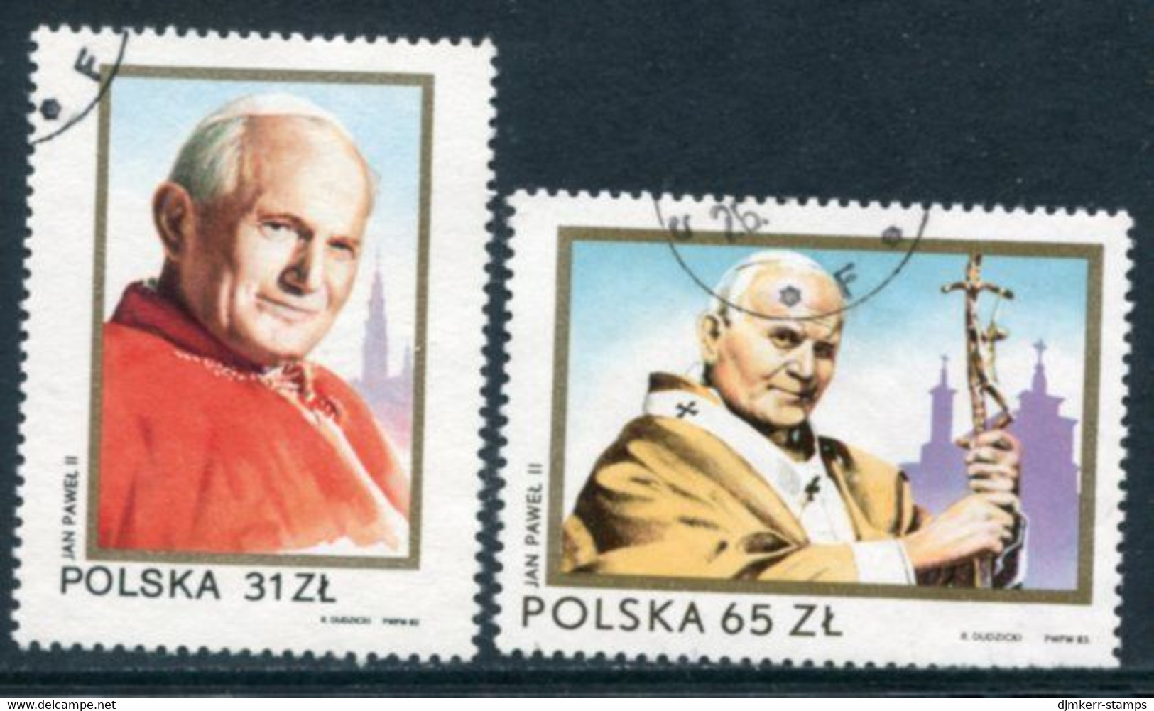 POLAND 1983 Papal Visit Used  Michel 2868-69 - Used Stamps