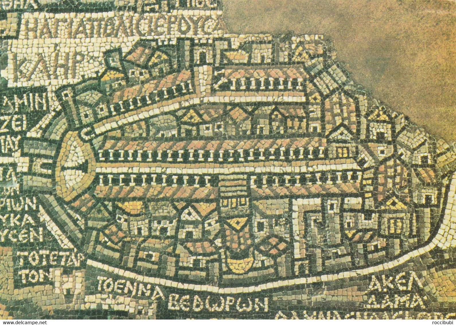 Madaba, Jerusalem Map - Jordania
