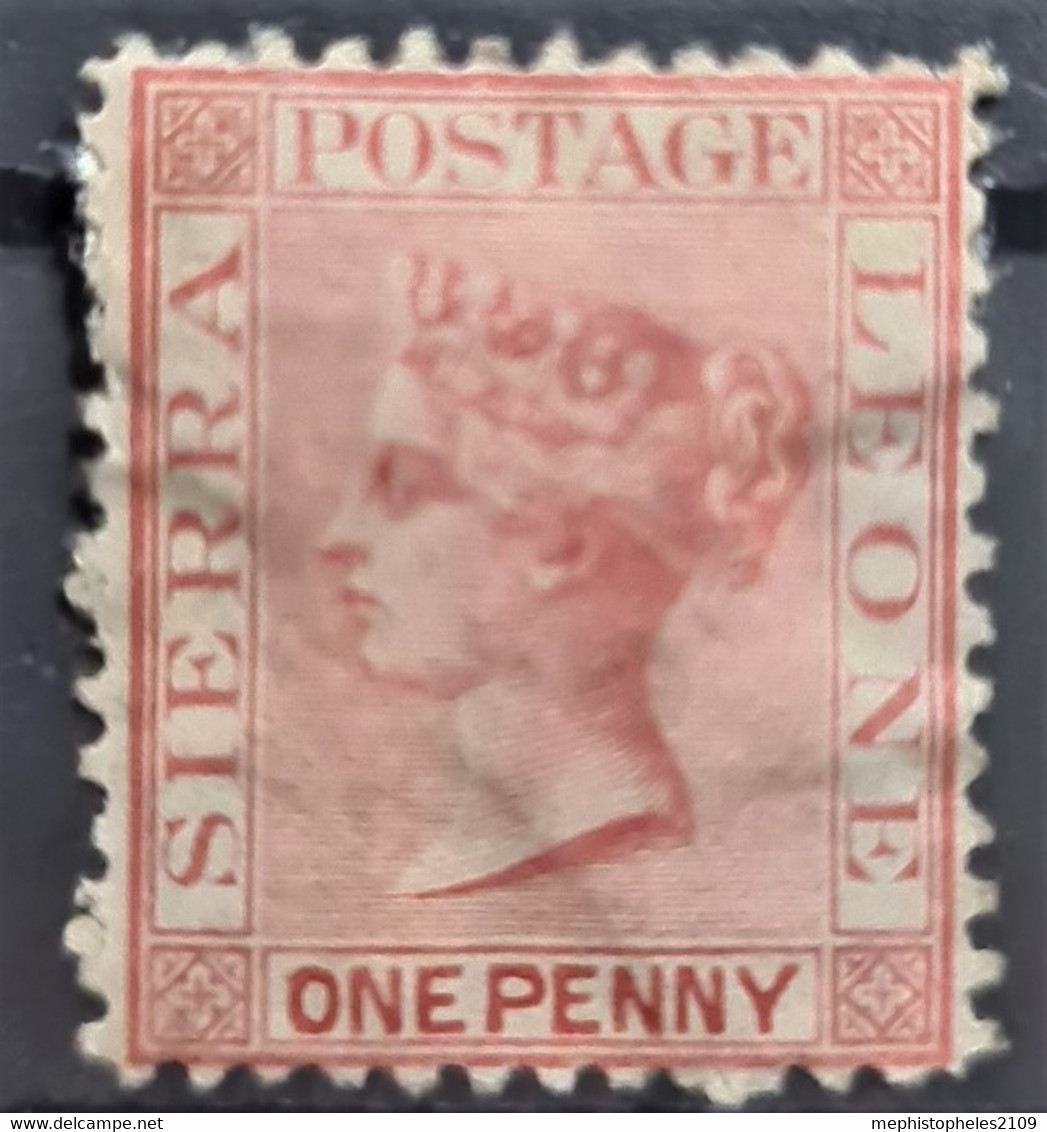 SIERRA LEONE 1872 - MLH - Sc# 6 - 1d - Sierra Leone (...-1960)