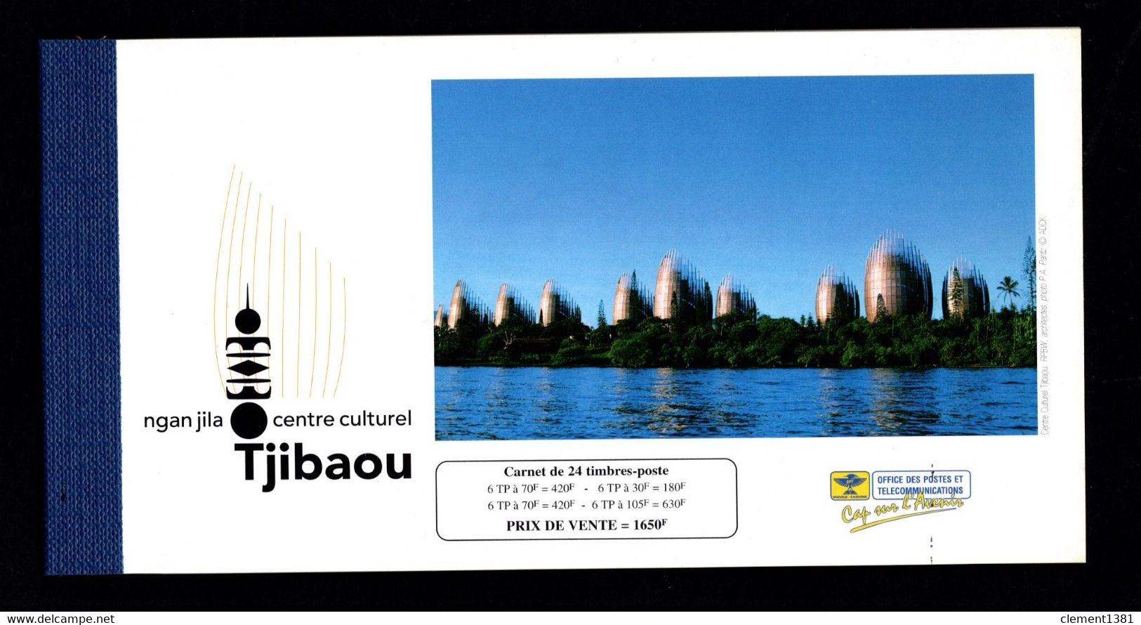 Nouvelle Caledonie Carnet C757 ** (1998) Le Centre Culturel Tjibaou - Markenheftchen