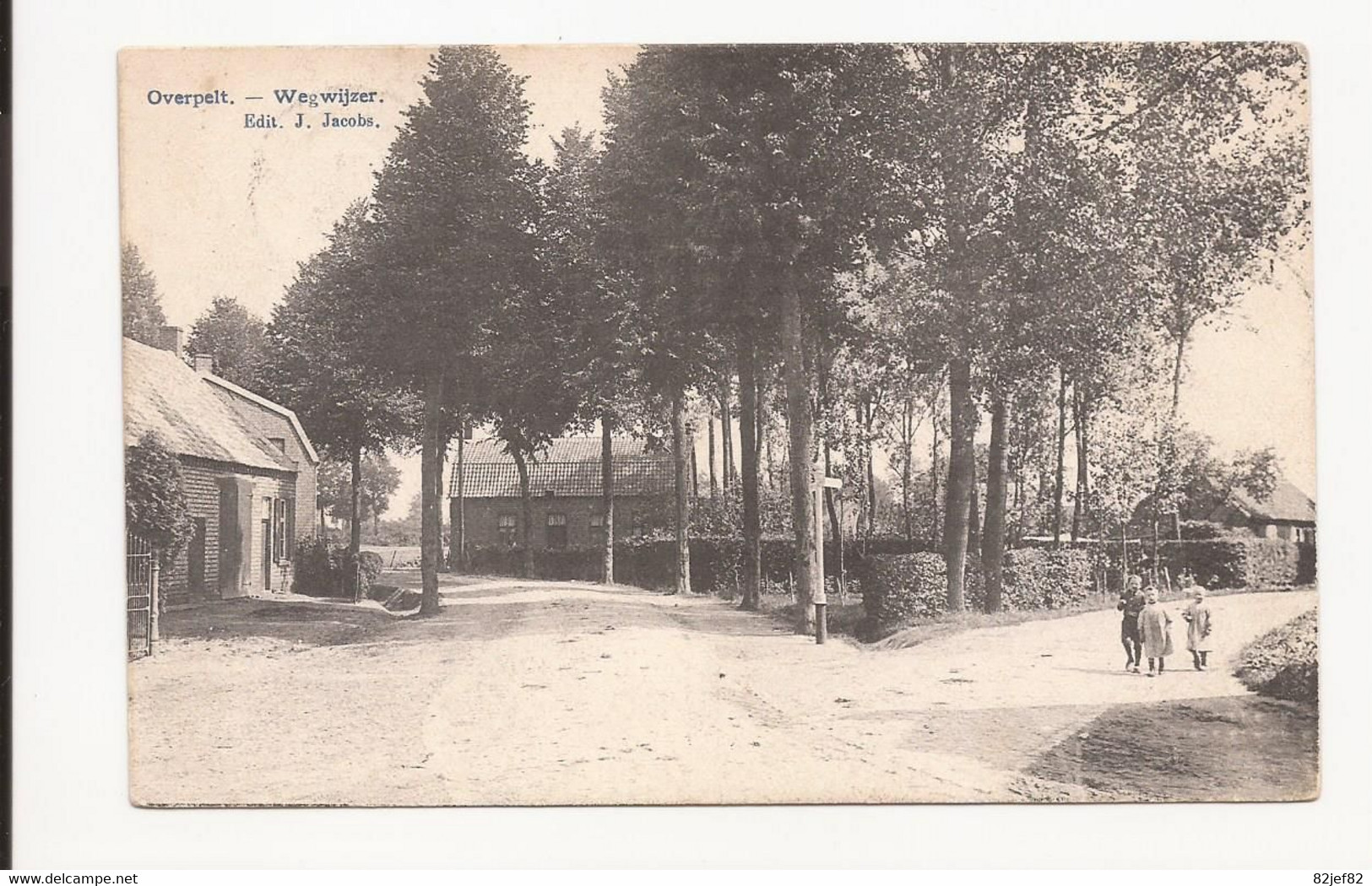 Overpelt  Wegwijzer  1909 - Overpelt