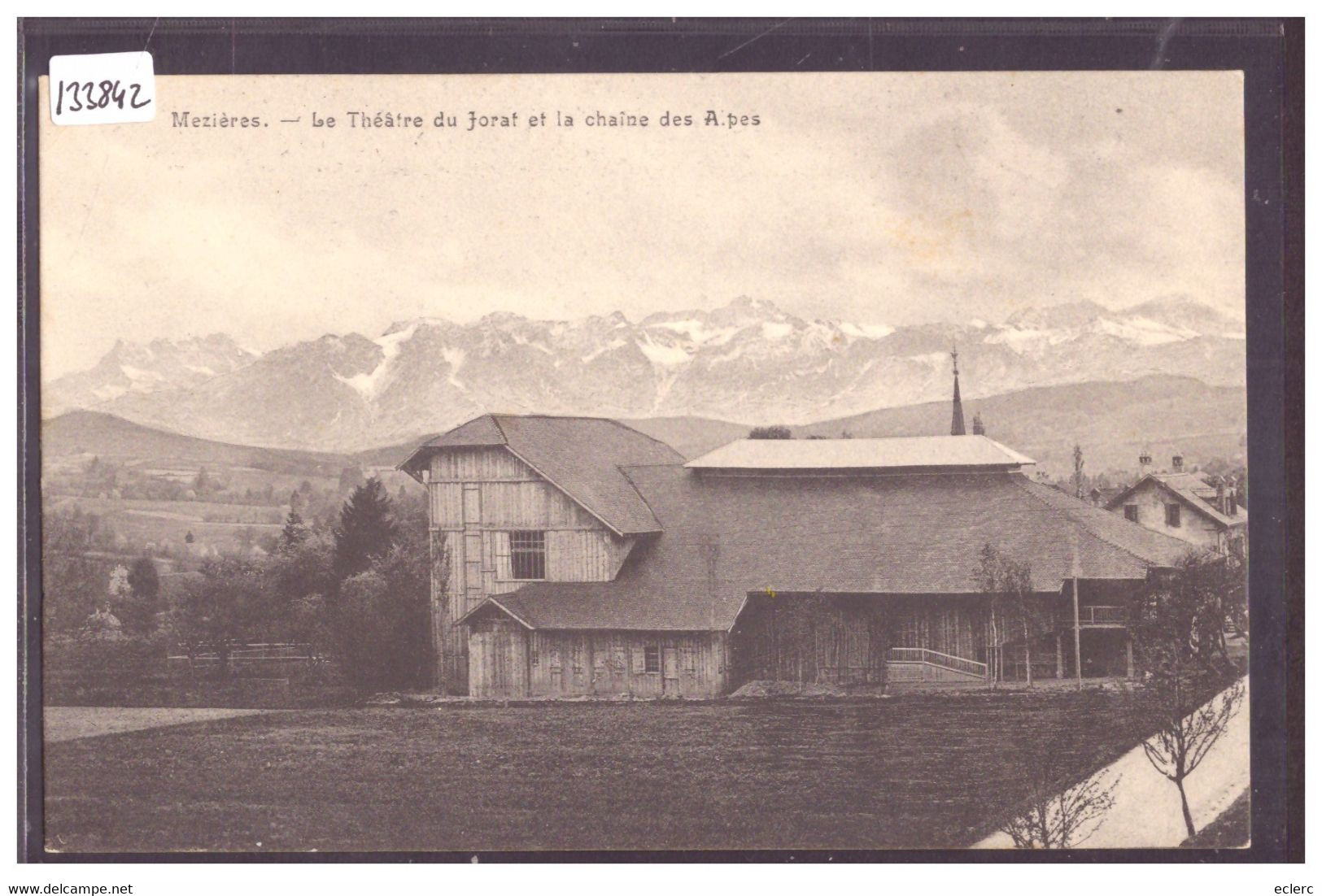 DISTRICT D'ORON - MEZIERES - THEATRE DU JORAT - TB - Jorat-Mézières