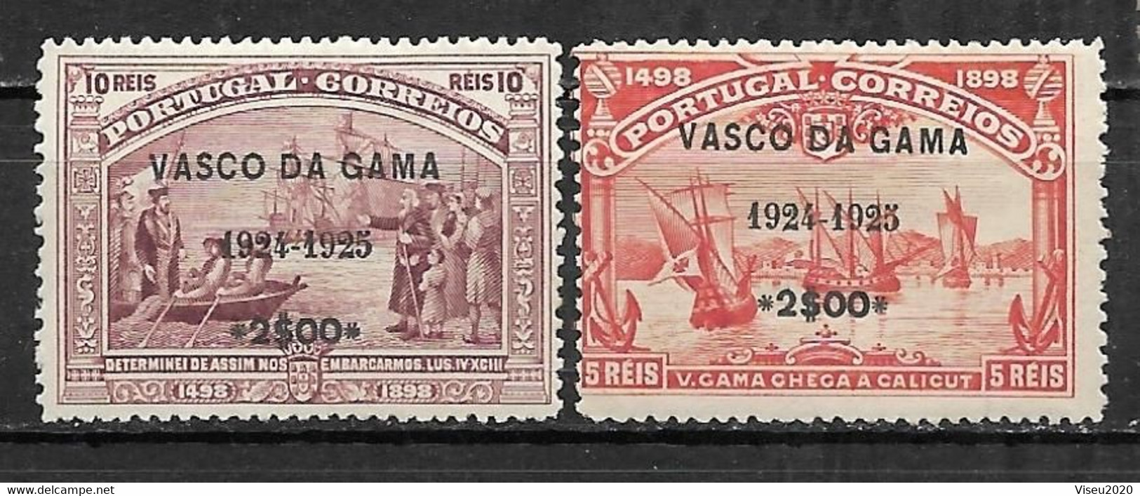 Portugal 1924 - VINHETAS - Vasco Da Gama - Set Completo - Unused Stamps