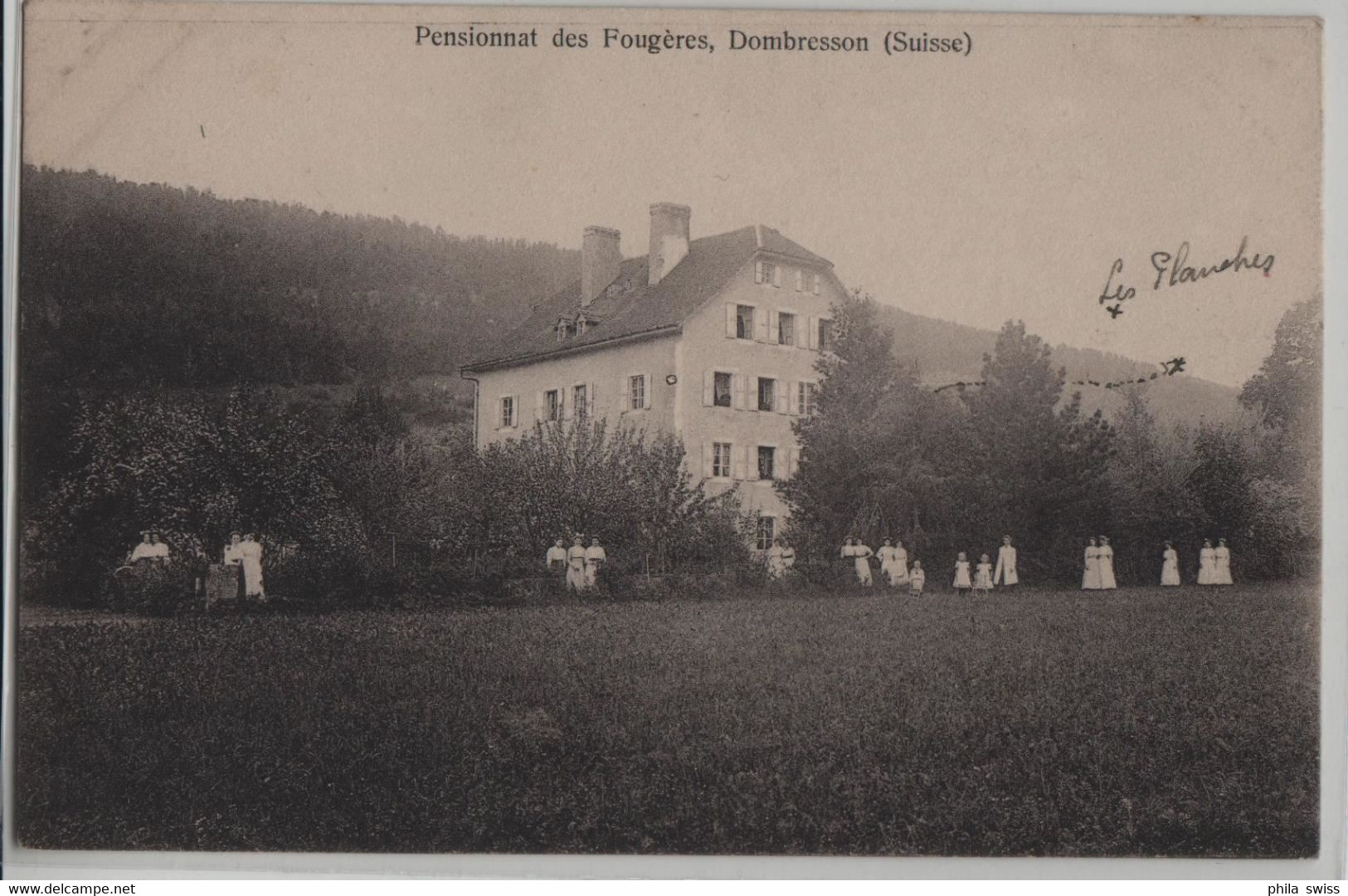 Pensionnat Des Fougeres, Dombresson (Suisse) Töchterpensionat Mme Sandoz-Marchand - Dombresson 