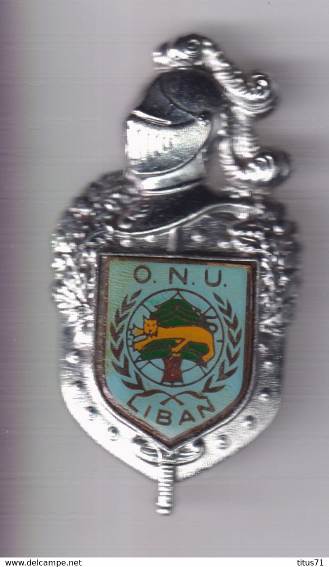 Insigne Prévôté De La Gendarmerie Au Liban ( Mission ONU ) - Arthus Bertrand - Police