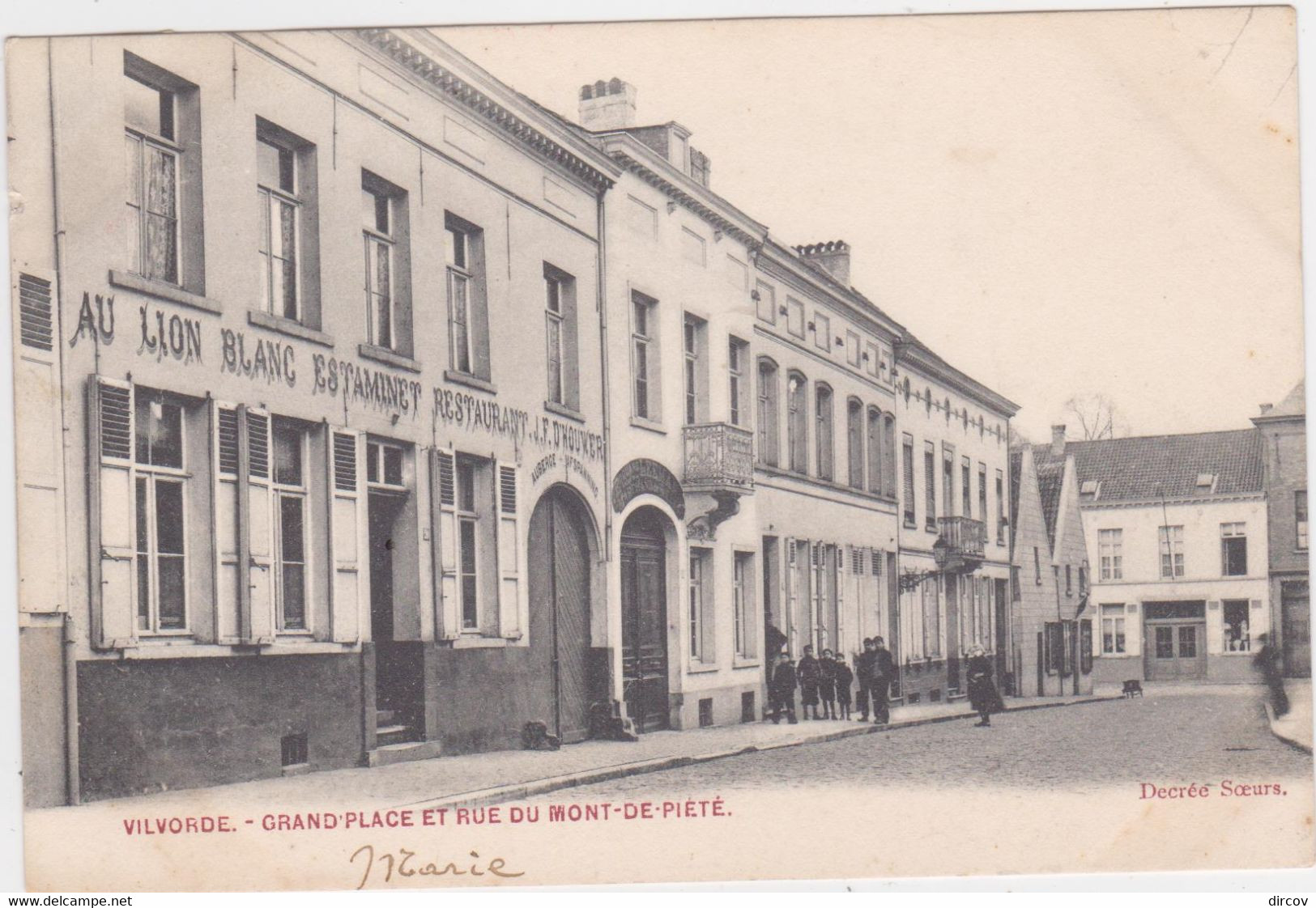 Vilvoorde - Bergstraat (gelopen Kaart Van Voor 1900 Met Zegel) - Vilvoorde