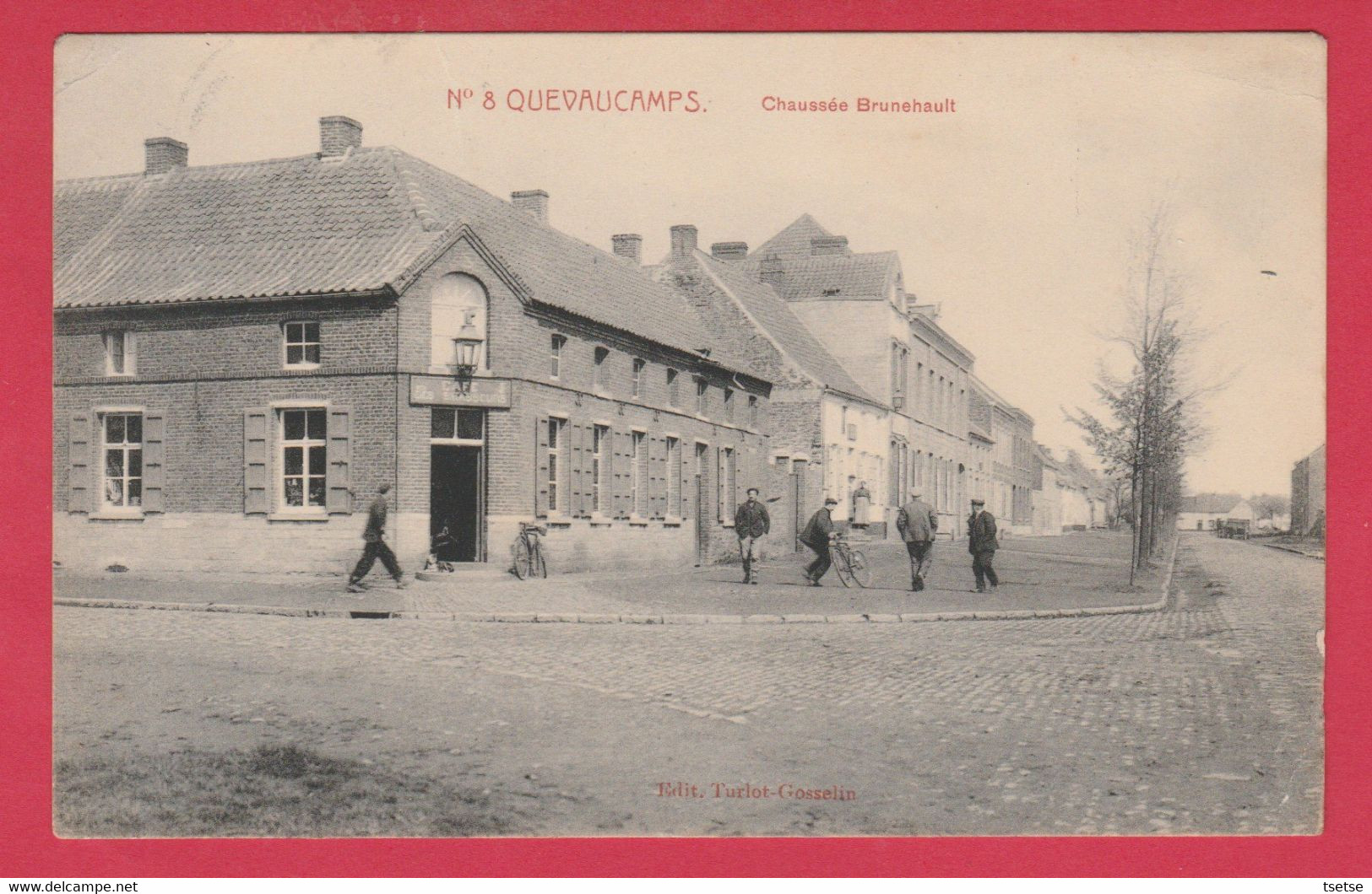 Quevaucamps - Chaussée De Brunehaut ... Courrier Soldat Anglais  - 1919 ( Voir Verso ) - Belöil